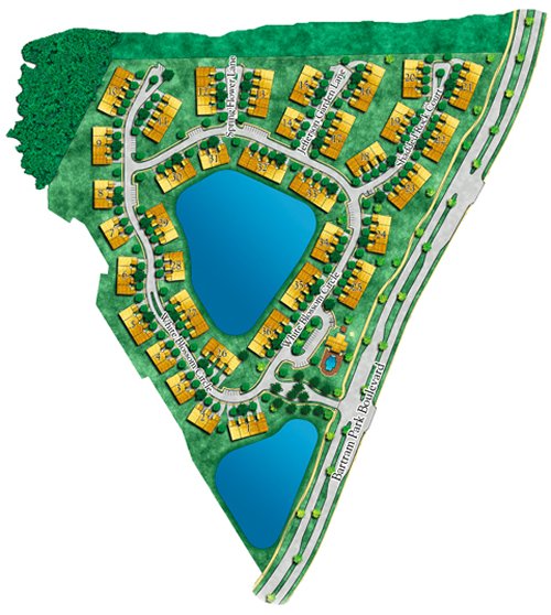 Twinleaf at Bartram Park townhomes in Jacksonville, Florida.